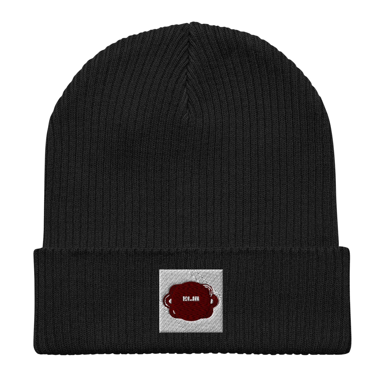 Organic Cotton Ribbed Beanie