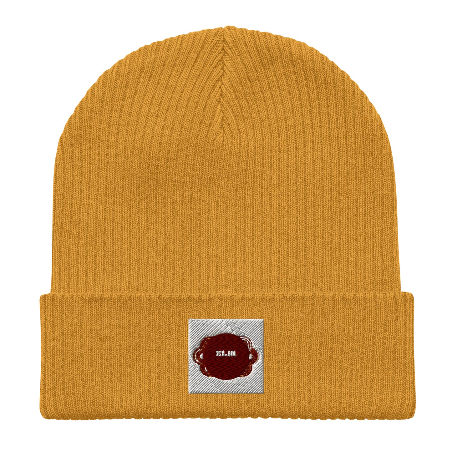 Organic Cotton Ribbed Beanie