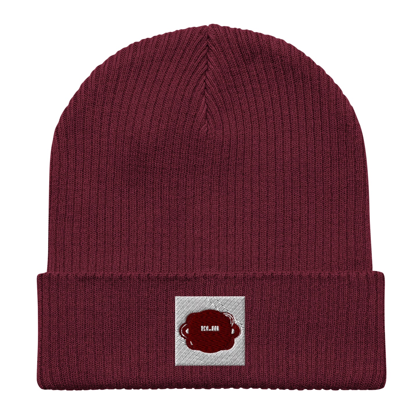 Organic Cotton Ribbed Beanie